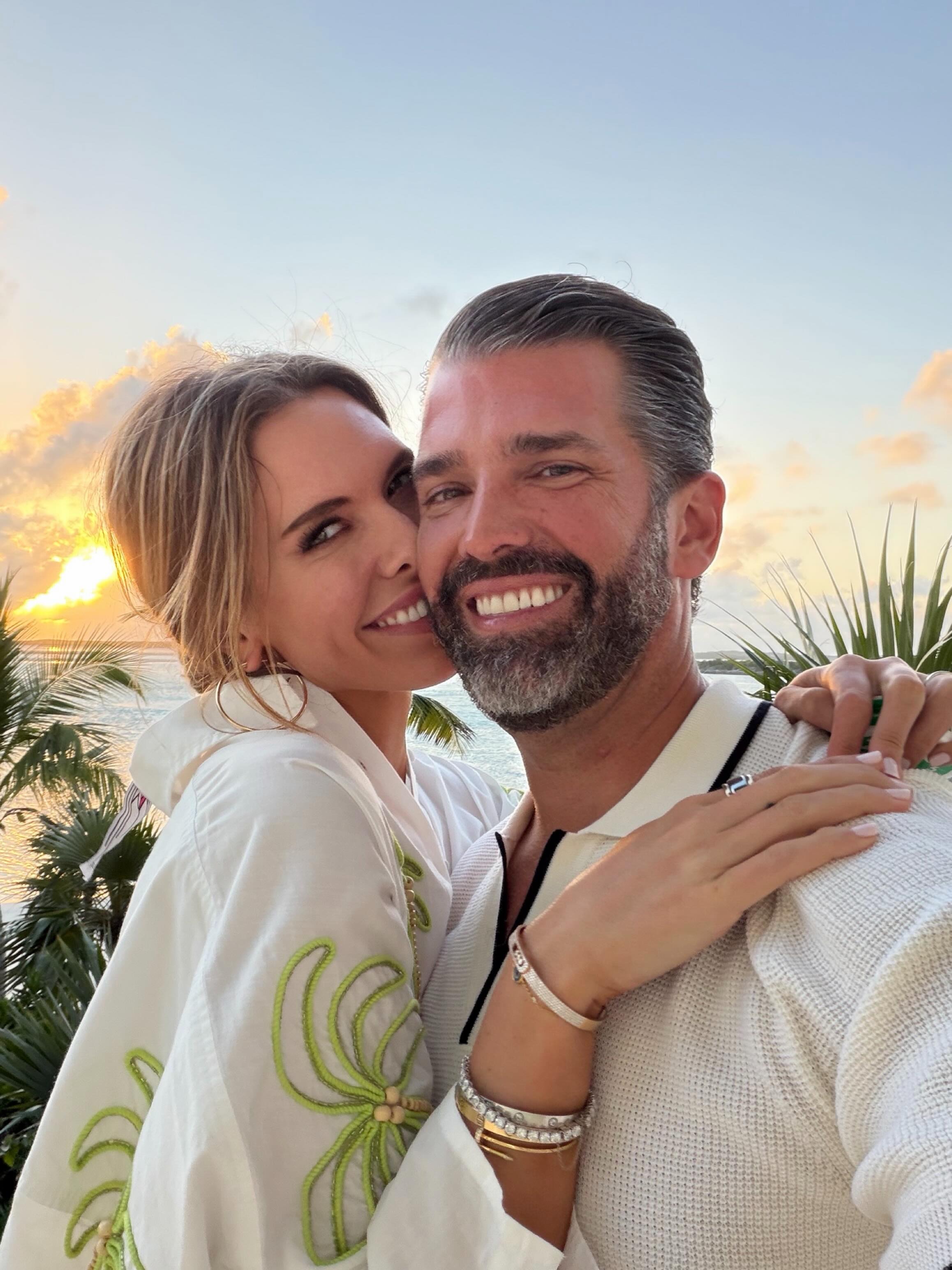 Bettina Anderson and Donald Trump Jr.