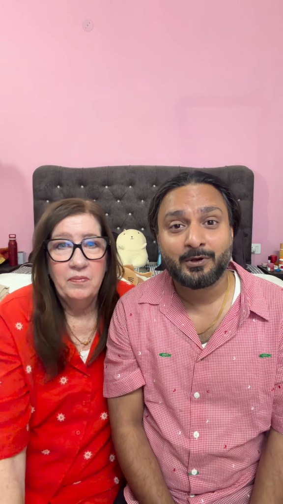Jenny Slatten and Sumit Singh from 90 Day Fiancé speaking to the camera.