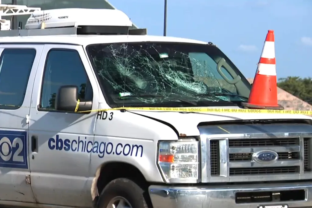 A CBS News Chicago reporter and photographer were attacked Monday afternoon near the Adler Planetarium while preparing for a live report, according to the station and Chicago police.