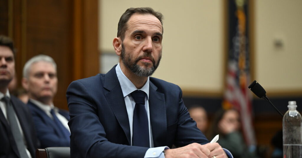 Republican Lawmaker Urges Charges Against Jack Smith