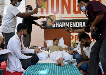 A 59-Year-Old Hunger Striker Joins a Gen Z Protest Movement in India