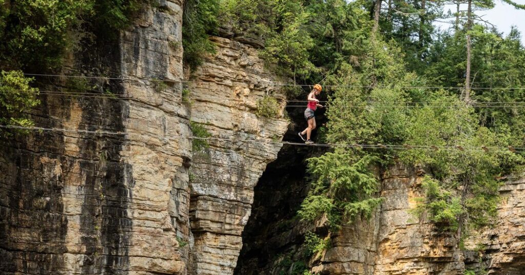 To Confront My Fear of Heights, I Crossed a Chasm on a Cable
