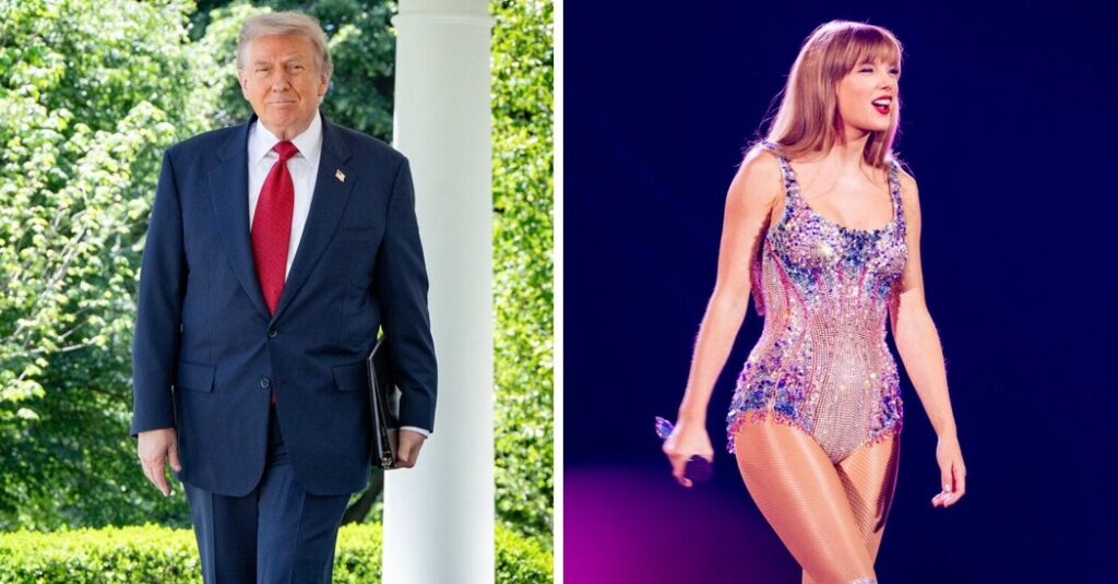 It’s the Nation’s Big Birthday Weekend. Taylor and Trump Are Each Celebrating, in Their Own Way.