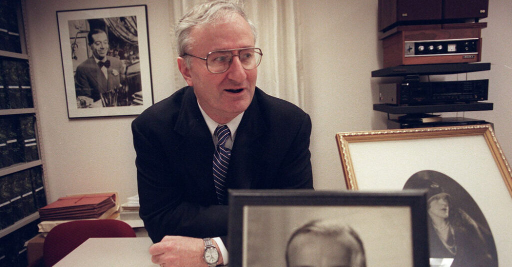 Robert Kimball, Who Helped Uncover a Trove of Broadway History, Dies at 86