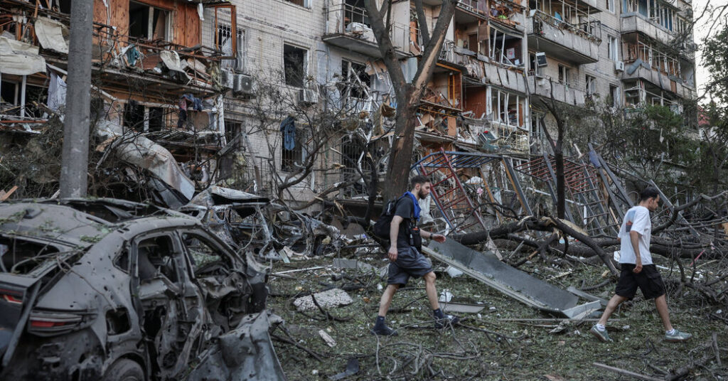 Russia Bombards Ukrainian Capital With Deadly Wave of Attacks
