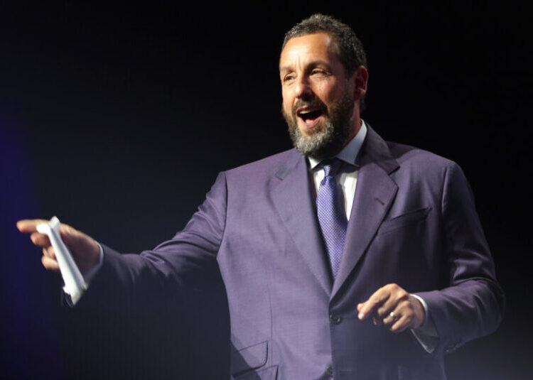 In a Star-Filled Night, Adam Sandler Pops Up as the Wedding Officiant