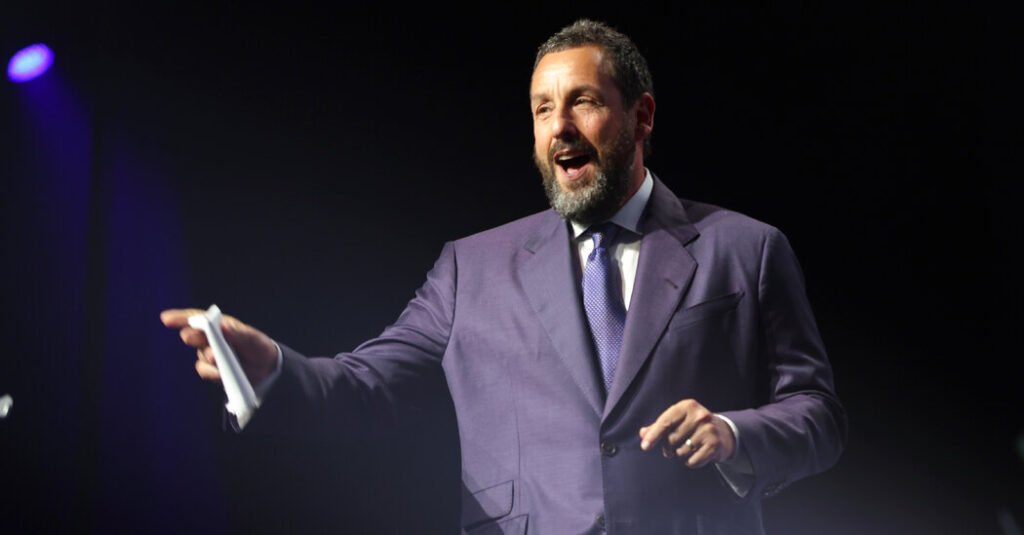 In a Star-Filled Night, Adam Sandler Pops Up as the Wedding Officiant