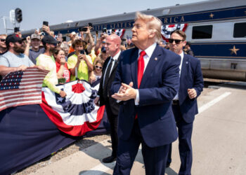 How Trump Put Himself in the Middle of America’s 250th