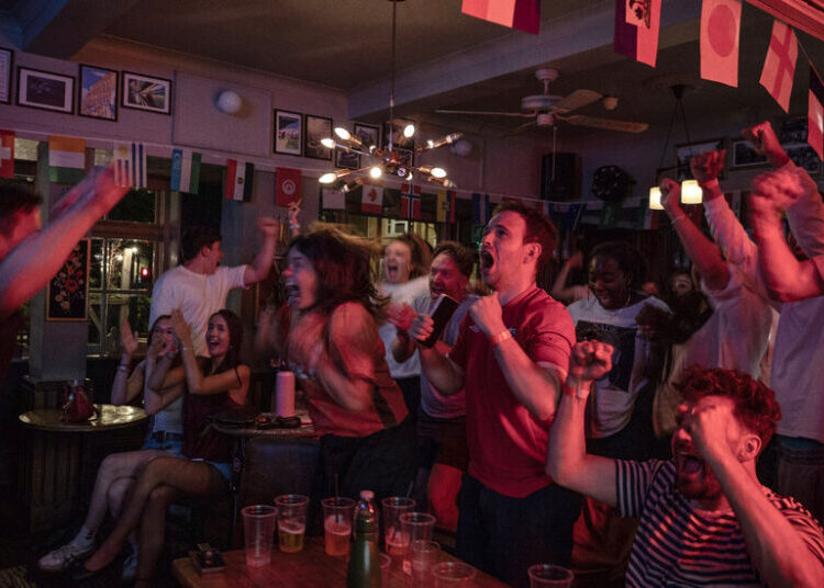 Fatigue, Tension, Joy: England Pulls a World Cup All-Nighter