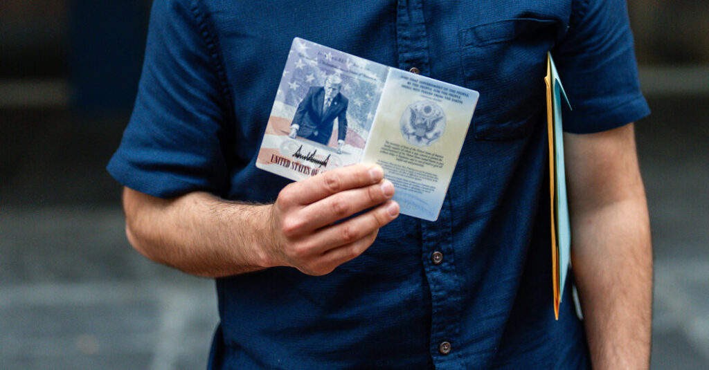 Trump Passports Debut, Delighting Some and Dismaying Others