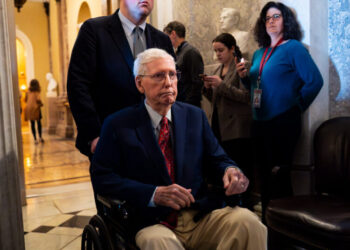 Still Hospitalized, McConnell Speaks to G.O.P. Allies, They Say