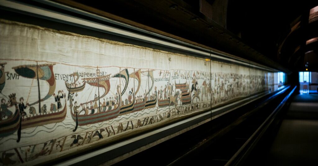 Bayeux Tapestry Arrives in U.K. After Maximum-Security Operation