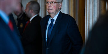 After Weeks of Silence, McConnell Says He Is Recovering From a Fall