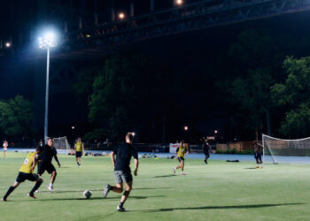The City That Never Sleeps Suits Up to Play Late-Night Soccer