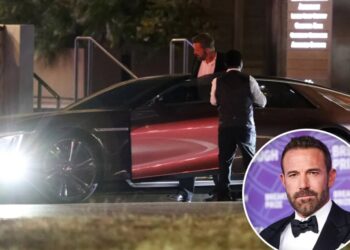 Ben Affleck spotted in $400K electric supercar built to compete with Bentley and Rolls Royce
