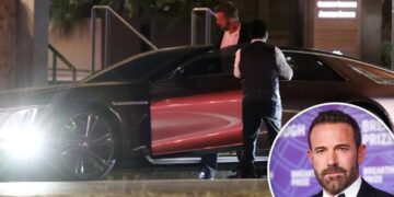Ben Affleck spotted in $400K electric supercar built to compete with Bentley and Rolls Royce