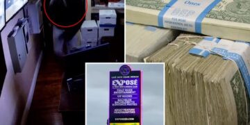Moment thief steals $25K in $1 bills from California strip club
