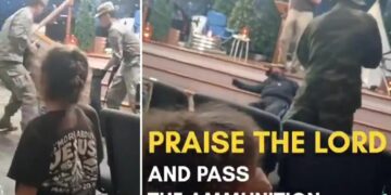 Mock firing squad storms into Kentucky church bible class and ‘kills Devil’ in front of children
