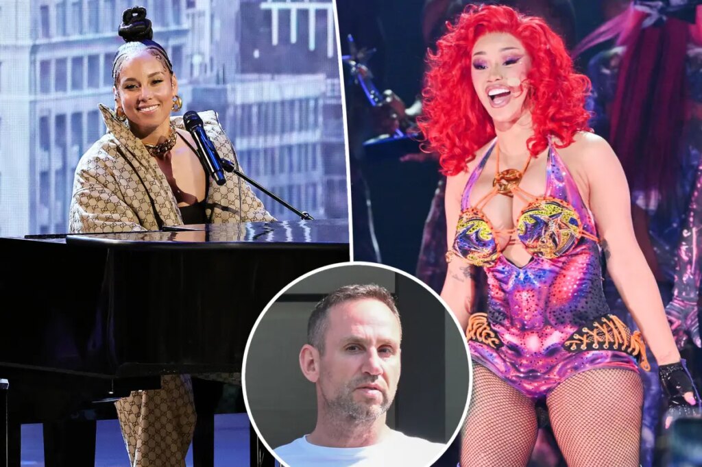 Alicia Keys, Cardi B perform for star-stacked crowd at Michael Rubin’s famed White Party