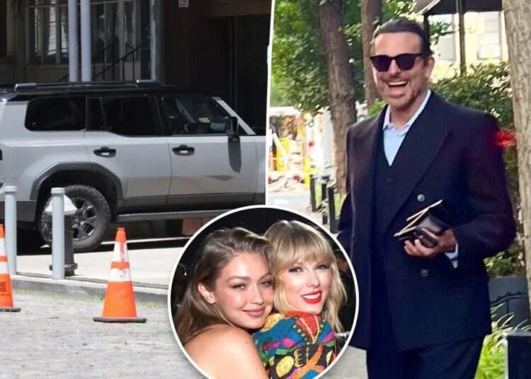 Gigi Hadid and Bradley Cooper make their way to Taylor Swift, Travis Kelce’s rehearsal dinner at MSG