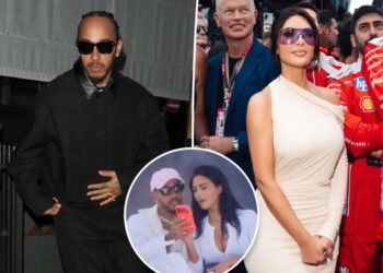 ‘Happier man’ Lewis Hamilton gushes over girlfriend Kim Kardashian ahead of British Grand Prix
