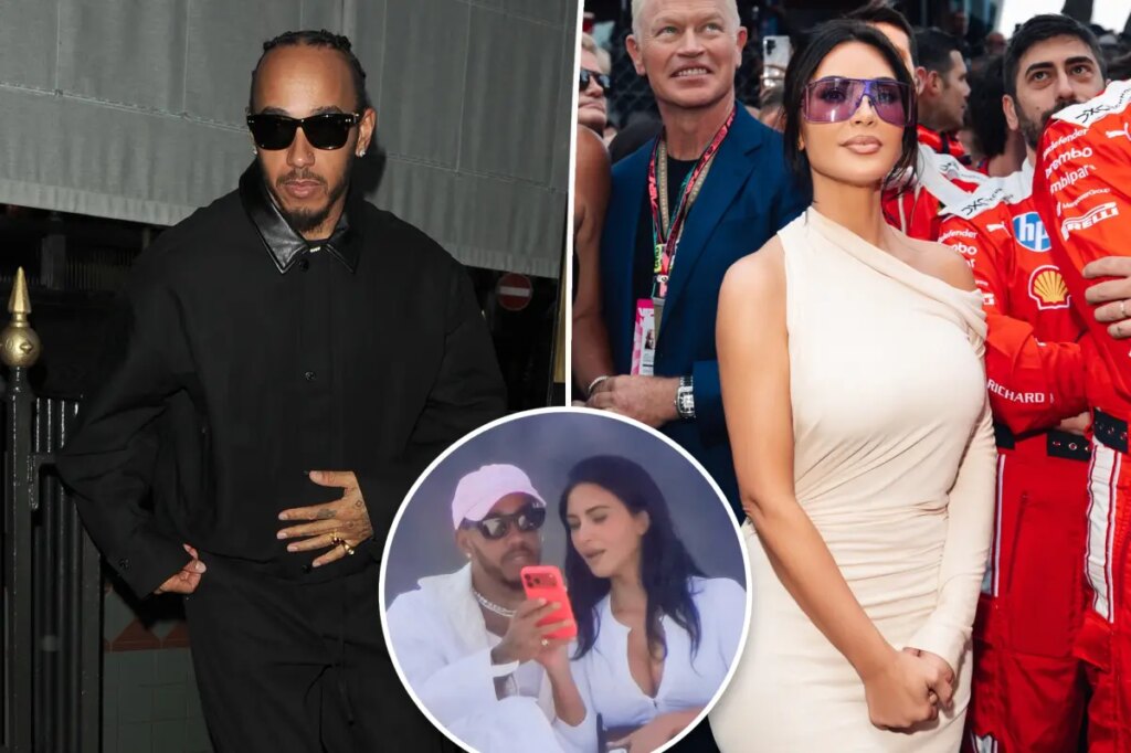 ‘Happier man’ Lewis Hamilton gushes over girlfriend Kim Kardashian ahead of British Grand Prix