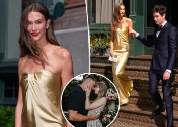 Karlie Kloss and husband Josh Kushner attend Taylor Swift, Travis Kelce’s star-studded wedding at MSG after weeks of speculation