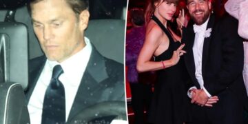 Tom Brady sneaks out of Taylor Swift and Travis Kelce’s star-studded wedding reception early