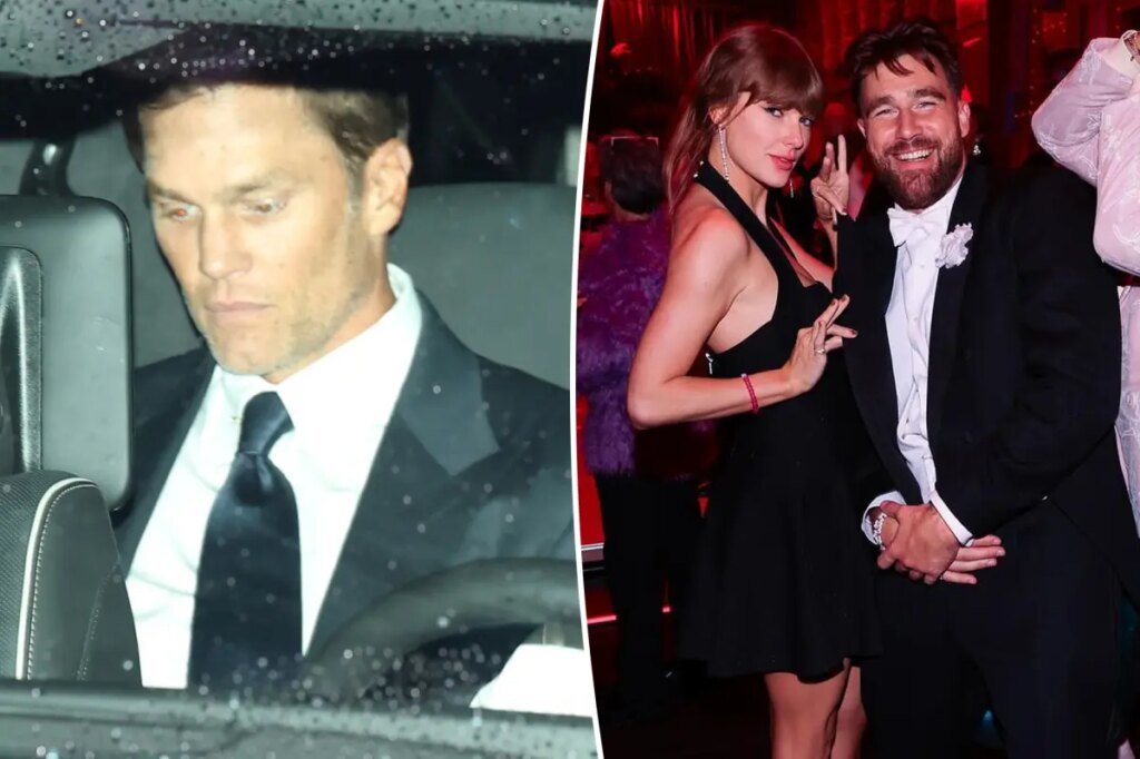 Tom Brady sneaks out of Taylor Swift and Travis Kelce’s star-studded wedding reception early