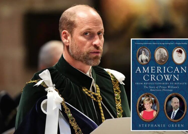 Prince William’s lineage suprisingly linked to American patriots who battled British, book claims
