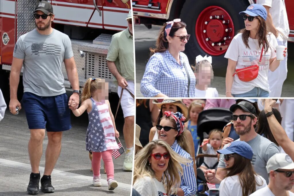 Chris Pratt, wife Katherine Schwarzenegger have family outing after actor’s ex Anna Faris’ rare divorce revelation