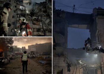 Russian missile and drone attack on Ukraine’s capital kills at least 7