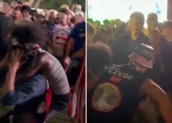 Massive brawl breaks out inside FIFA Fanzone on National Mall during USMNT World Cup game