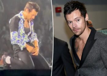 Harry Styles suffers onstage wardrobe malfunction, gives 90K people ‘free view’ of his ‘package’