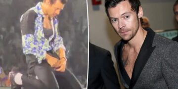 Harry Styles suffers onstage wardrobe malfunction, gives 90K people ‘free view’ of his ‘package’