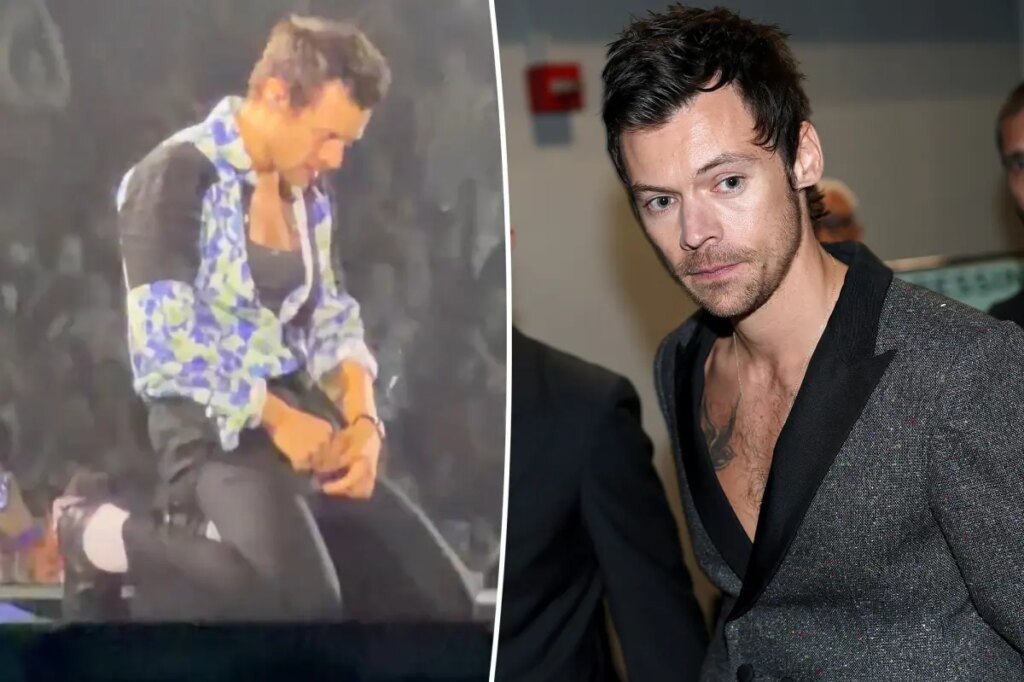 Harry Styles suffers onstage wardrobe malfunction, gives 90K people ‘free view’ of his ‘package’