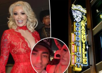 Bunnie Xo, 46, spotted making out with 24-year-old reality star at estranged husband Jelly Roll’s bar