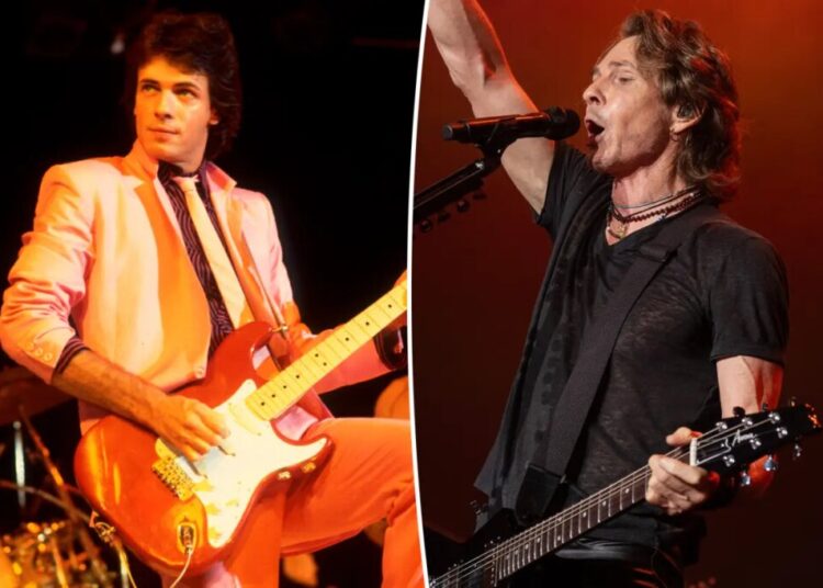 Iconic ’80s rocker shows off ripped body at 76 while performing shirtless
