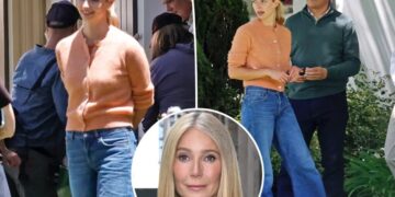 Apple Martin looks exactly like mom Gwyneth Paltrow as she films her first big movie role