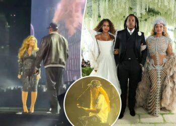 Jay-Z brings out Beyoncé and Blue Ivy, 14, for surprise performances at ‘Reasonable Doubt’ 30th anniversary show
