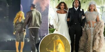 Jay-Z brings out Beyoncé and Blue Ivy, 14, for surprise performances at ‘Reasonable Doubt’ 30th anniversary show