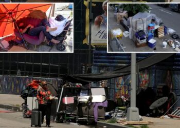 Lawless NYC homeless encampment near Intrepid grows to 12 blocks as locals plead for officials to step in