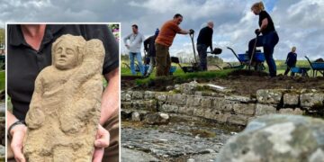 Mysterious ‘guardian spirit’ Roman Empire relic found 1,600 years later — under wall in England