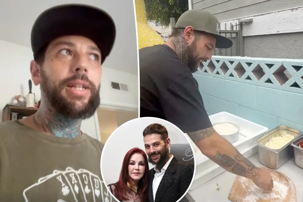 Priscilla Presley’s son, Navarone, 39, defends launching GoFundMe to start pizza business