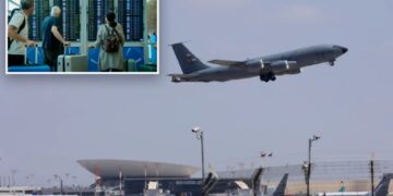 US to keep refuelers at Israel’s Ben Gurion Airport, risking flights for 50,000 travelers