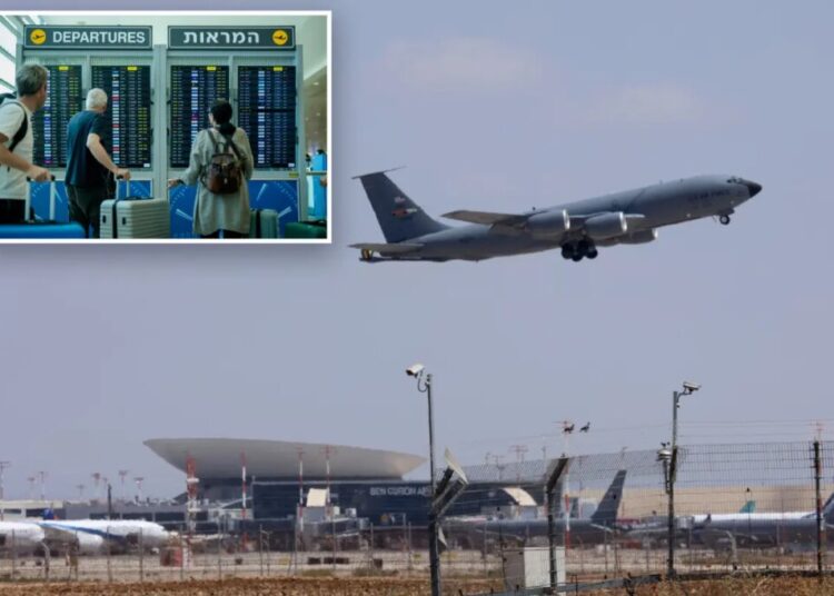 US to keep refuelers at Israel’s Ben Gurion Airport, risking flights for 50,000 travelers