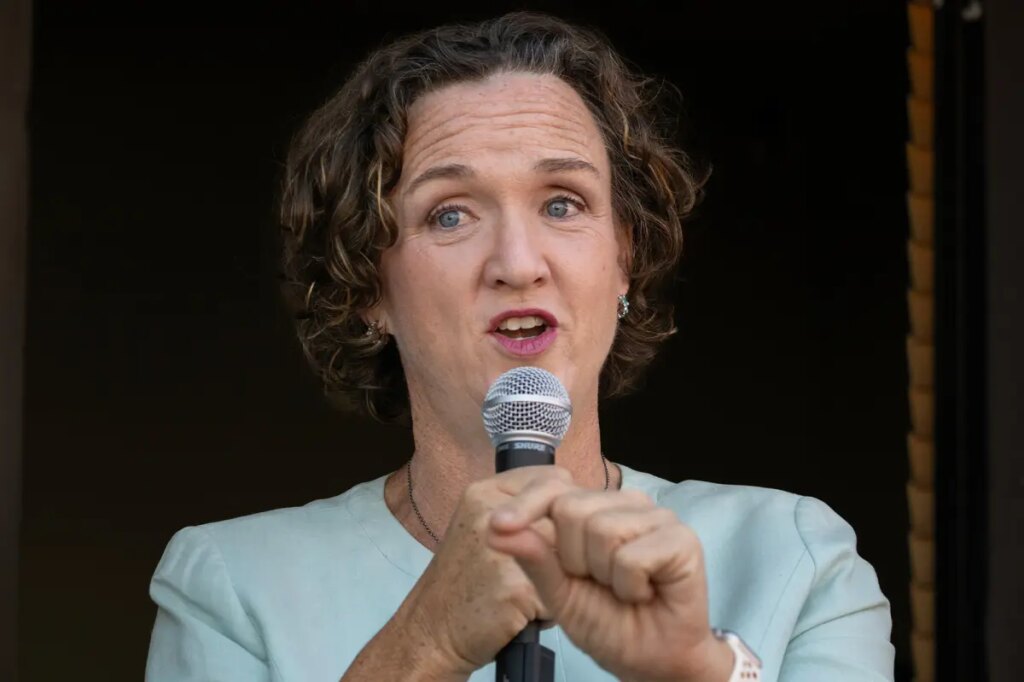 Katie Porter says she’s done with politics after failed governor bid as she teases next chapter    