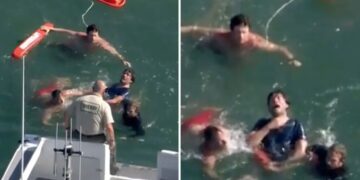 Slippery suspect escapes into ocean while fleeing police during wild LA chase