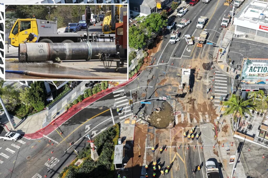 Sinister new threat in West Hollywood after water main break devastated city