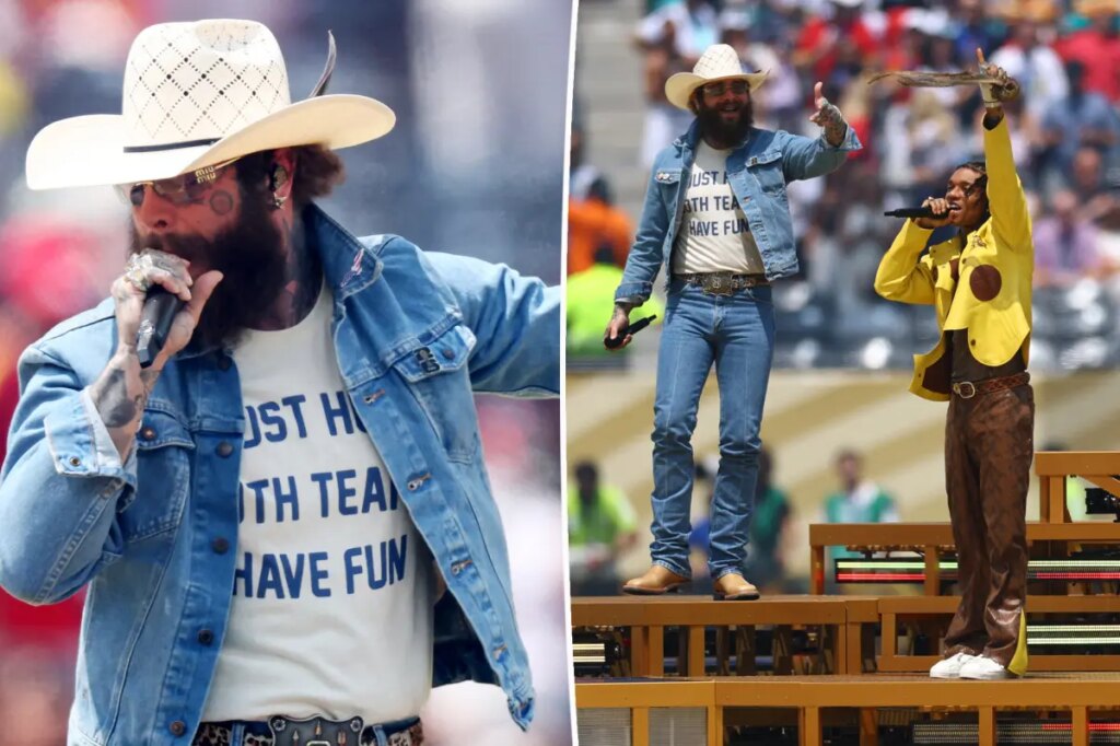 Post Malone kicks off World Cup final 2026 with electric performance of ‘Sunflower’ with Swae Lee